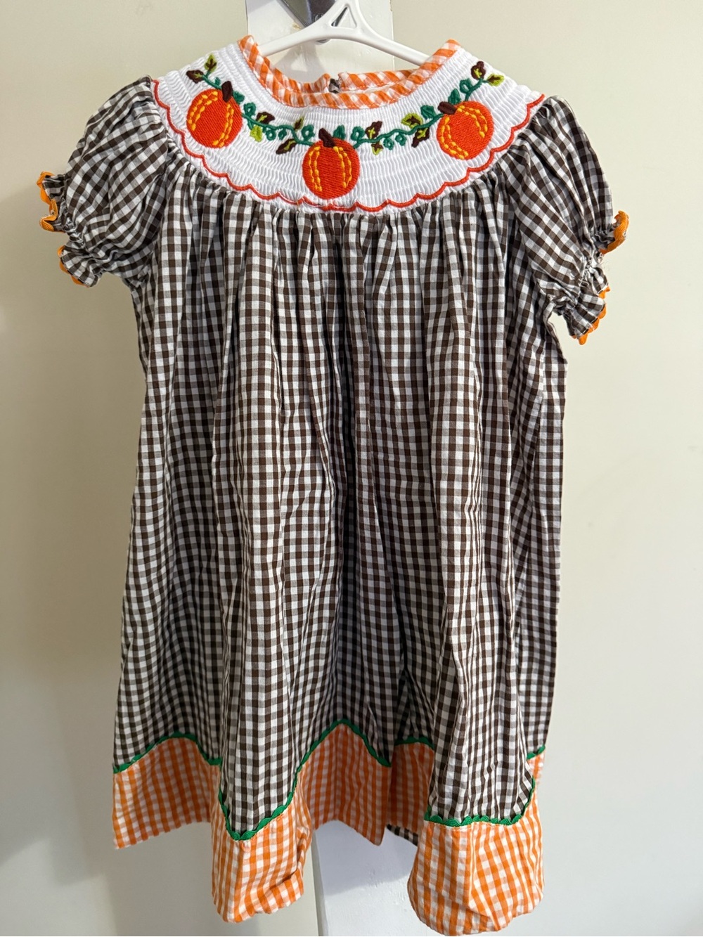 Lil Cactus Smocked Fall Dress